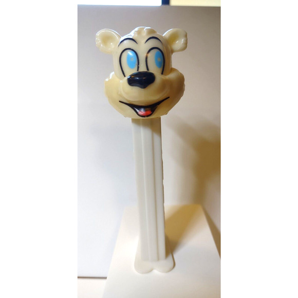 Pez Icee White Polar Bear Candy Container Vintage Hungary 1998 Retro - Picture 1 of 4